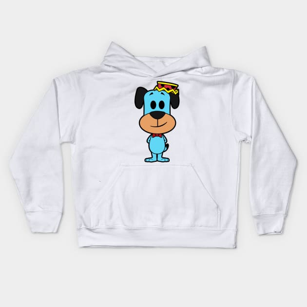 Huckleberry Hound Kids Hoodie by bonekaduduk